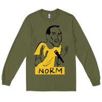 Army Green norm macdonald cartoon Long Sleeve Tee - artisFamous