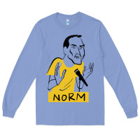 Colony Blue norm macdonald cartoon Long Sleeve Tee - artisFamous