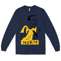 Navy norm macdonald cartoon Long Sleeve Tee - artisFamous