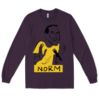 Plum norm macdonald cartoon Long Sleeve Tee - artisFamous