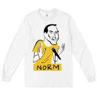 White norm macdonald cartoon Long Sleeve Tee - artisFamous
