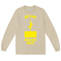 Mushroom just a boy who loves ballet Long Sleeve Tee - artisFamous
