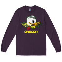 Plum throwback oregon Long Sleeve Tee - artisFamous