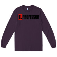 Plum professor money el profesor Long Sleeve Tee - artisFamous