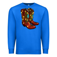 True Royal Western Christmas Boots Premium Sweatshirt - RanaPortraitStore