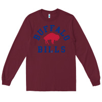 Burgundy vintage distressed bills Long Sleeve Tee - artisFamous
