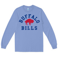 Colony Blue vintage distressed bills Long Sleeve Tee - artisFamous