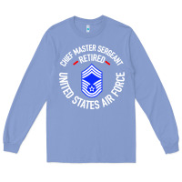 Colony Blue chief master sergeant retired Long Sleeve Tee - artisFamous