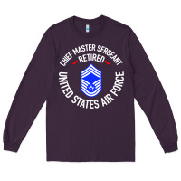 Plum chief master sergeant retired Long Sleeve Tee - artisFamous