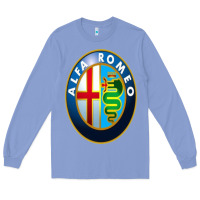 Colony Blue alfa racing big merch Long Sleeve Tee - artisFamous