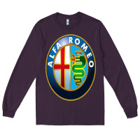 Plum alfa racing big merch Long Sleeve Tee - artisFamous