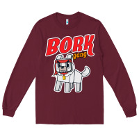 Burgundy bork  gang Long Sleeve Tee - artisFamous