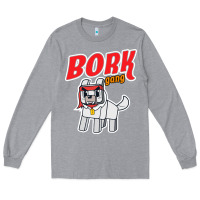 Heather Grey bork  gang Long Sleeve Tee - artisFamous