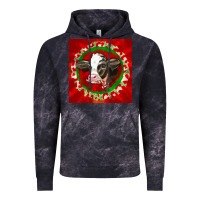 Cloud Black christmas holstein calf face Vintage Hoodie - LillyAllenDesigns
