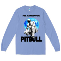 Colony Blue merch mr worldwide pit bull Long Sleeve Tee - artisFamous