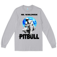 Moon Dust merch mr worldwide pit bull Long Sleeve Tee - artisFamous