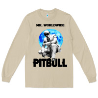 Mushroom merch mr worldwide pit bull Long Sleeve Tee - artisFamous