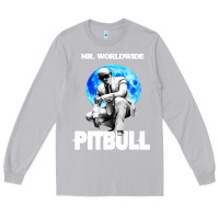 Moon Dust merch mr worldwide pit bull Long Sleeve Tee - artisFamous