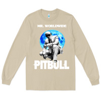 Mushroom merch mr worldwide pit bull Long Sleeve Tee - artisFamous