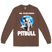 Chestnut merch mr worldwide pit bull Long Sleeve Tee - artisFamous