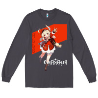 Smoke Genshin Impact Klee Long Sleeve Tee - artisFamous