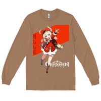 Toasted Coconut Genshin Impact Klee Long Sleeve Tee - artisFamous