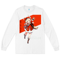 White Genshin Impact Klee Long Sleeve Tee - artisFamous