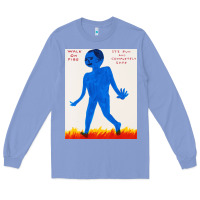 Colony Blue walk davids on fire Long Sleeve Tee - artisFamous