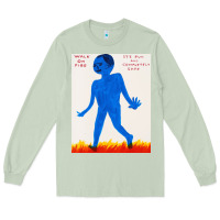 Matcha walk davids on fire Long Sleeve Tee - artisFamous