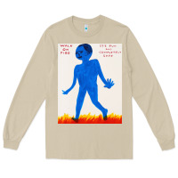 Mushroom walk davids on fire Long Sleeve Tee - artisFamous