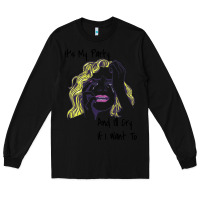 Black It's My Party And I'll Cry If I Want To happy christmas Long Sleeve Tee - artisFamous