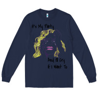 Navy It's My Party And I'll Cry If I Want To happy christmas Long Sleeve Tee - artisFamous