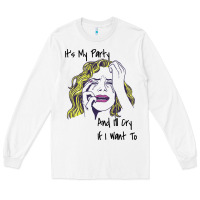White It's My Party And I'll Cry If I Want To happy christmas Long Sleeve Tee - artisFamous