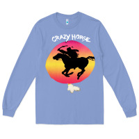 Colony Blue neil crazy horse Long Sleeve Tee - artisFamous