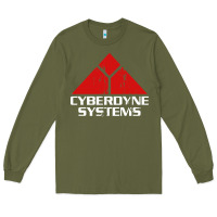 Army Green cyber dyne systems Long Sleeve Tee - artisFamous