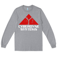 Heather Grey cyber dyne systems Long Sleeve Tee - artisFamous
