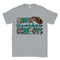 Heather Grey mama's let your babies be cowboys Classic Tee - OliviaCreatesArt