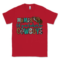 Red mama's let your babies be cowboys Classic Tee - OliviaCreatesArt