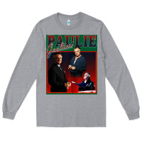 Heather Grey paulie walnuts gualtieri Long Sleeve Tee - artisFamous