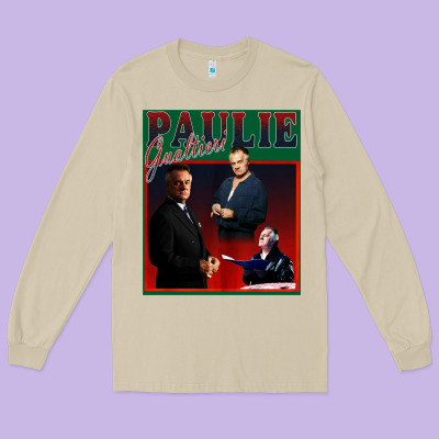Paulie Walnuts Gualtieri Long Sleeve Tee Designed By Artisfamous