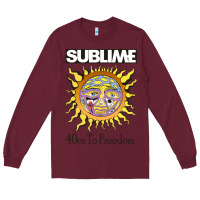 Burgundy sunflower sublime 40oz to freedom Long Sleeve Tee - artisFamous