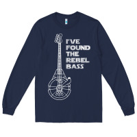 Navy rebel bass Long Sleeve Tee - artisFamous