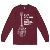 Burgundy rebel bass Long Sleeve Tee - artisFamous