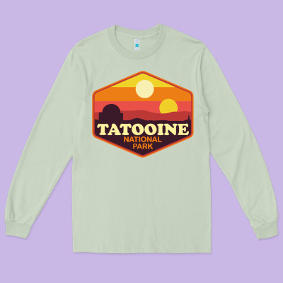 Tatooine National Park Long Sleeve Tee Designed By Artisfamous