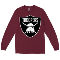 Burgundy troopers Long Sleeve Tee - artisFamous