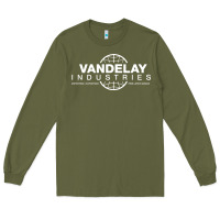 Army Green vandelay industries Long Sleeve Tee - artisFamous