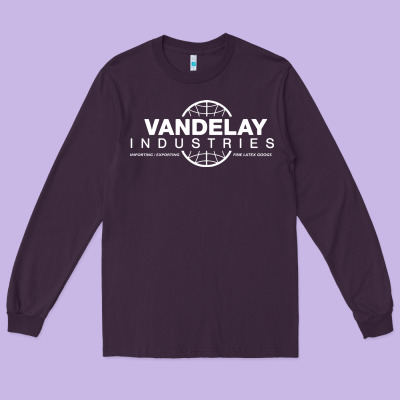 Vandelay Industries Long Sleeve Tee Designed By Artisfamous