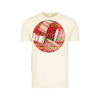 Vintage Arctic african fabric pattern round earrings 2 Vintage Tee - BundleAndBundleShop