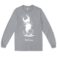 Heather Grey hollow void ,hollow knight  t shirt Long Sleeve Tee - artisFamous