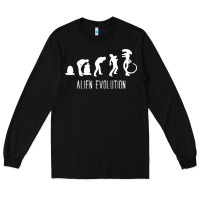 Black alien evolution Long Sleeve Tee - artisFamous